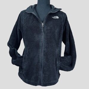 The North Face Women’s Black Thick Fleece Full Zip Sherpa Jacket Size M